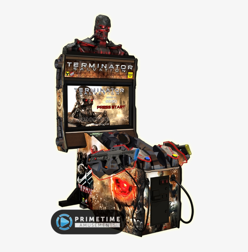 Terminator Salvation Deluxe Arcade Game By Raw Thrills - Terminator Salvation 42 Dx, transparent png #1698340