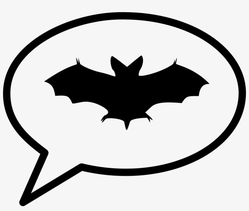 File - Bat Balloon - Svg - Silhouette Clip Art Bats, transparent png #1698750