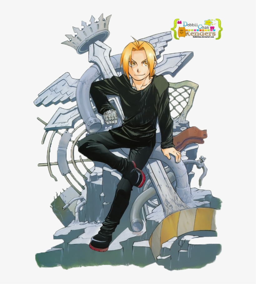 Edward Elric Render By Debbiichan On Deviantart Edward - Edward Elric Manga Render, transparent png #1698796