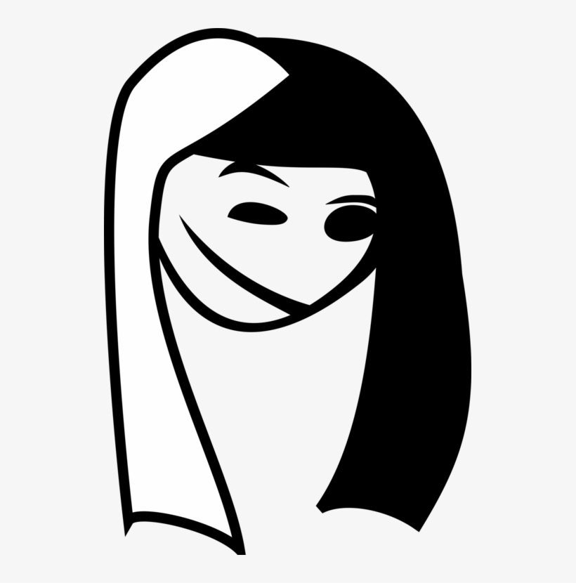 Black And White Evil Computer Icons Mask Drawing - Evil, transparent png #1698963