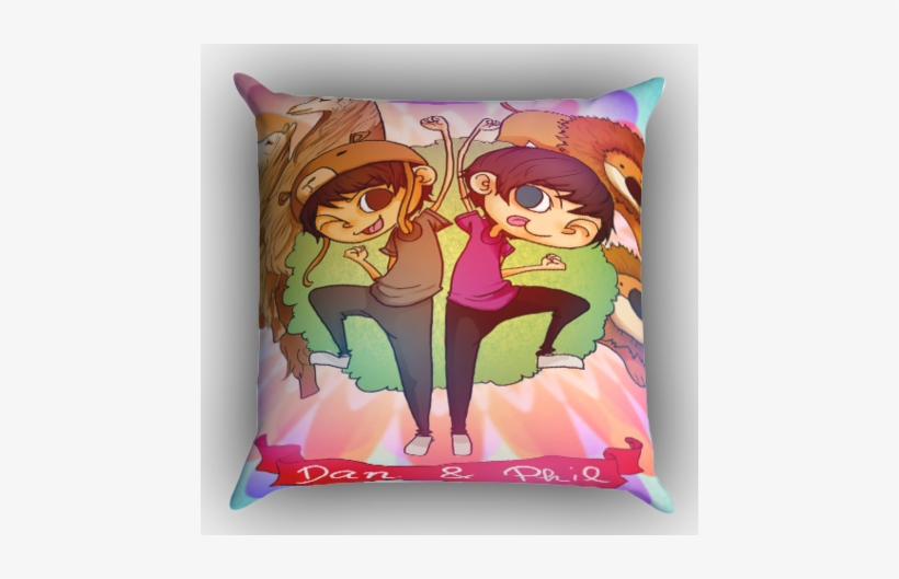 Dan And Phil Vector Z1035 Zippered Pillows Covers 16x16, - Phil Lester, transparent png #1699110
