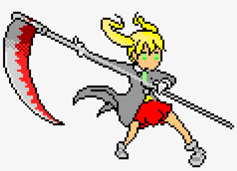 Anime Character Pixel Art - Pixel Art Templates Anime, transparent png #1699325