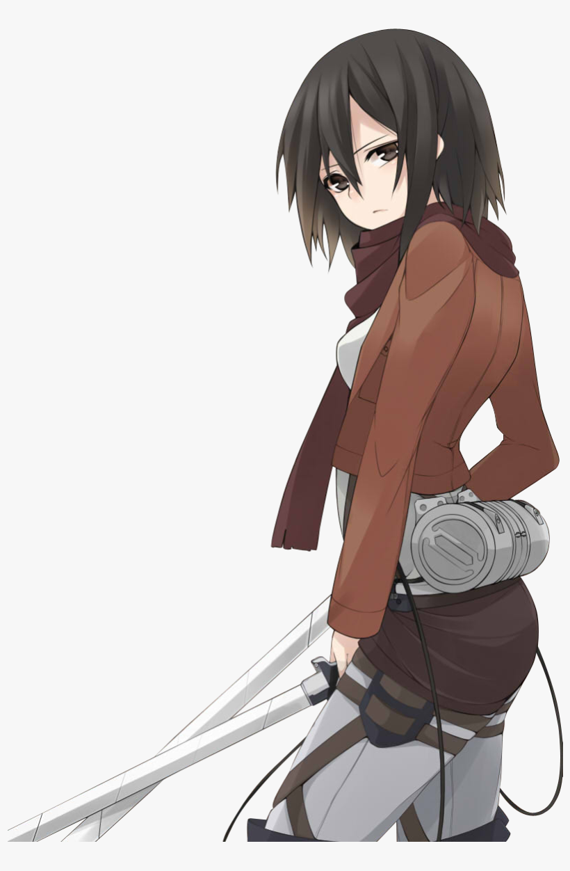 Mikasa Ackerman Is One Of The Worlds Famous Anime Character - Mikasa Ackerman Gif Png, transparent png #1699369