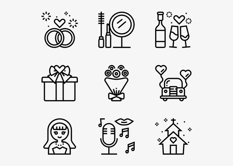 Wedding Elements - Event Icon, transparent png #1699415
