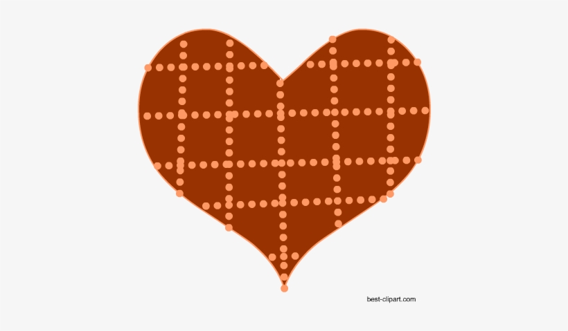 Heart With Dotted Lines, Clip Art - Heart, transparent png #1699827