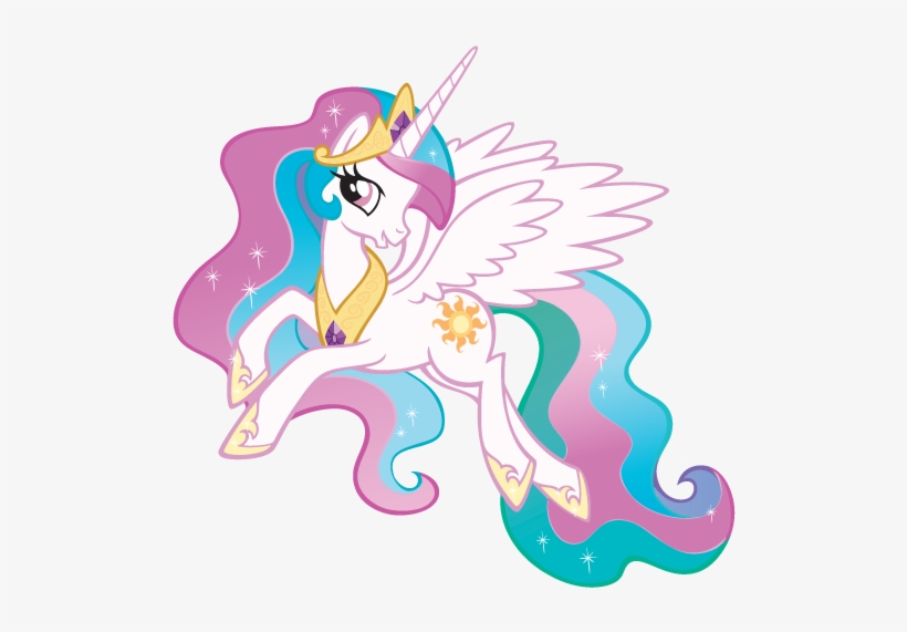 Princess Celestia - Unicornios De My Little Pony, transparent png #1699973