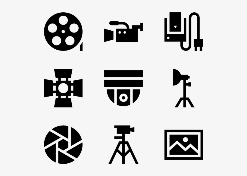 Solid Camera And Accesories - Icone Dashboard, transparent png #170167