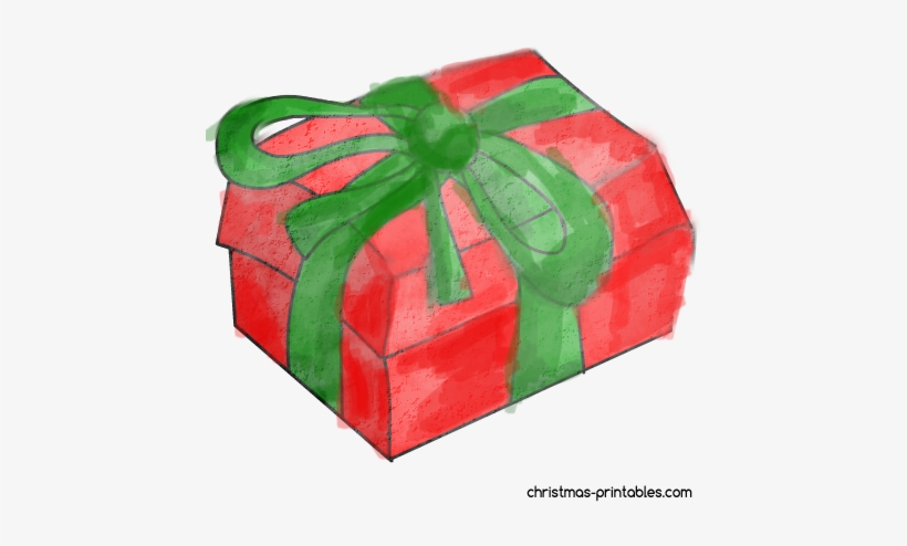 Christmas Gift Watecolor Png Clipart - Portable Network Graphics, transparent png #170342
