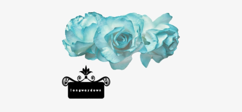 Transparent Flower Crown Blue - Flower Crown Png Blue, transparent png #170460