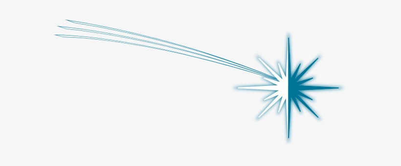 Image Of Christmas Star Clipart - Christmas Comet Vector, transparent png #170616