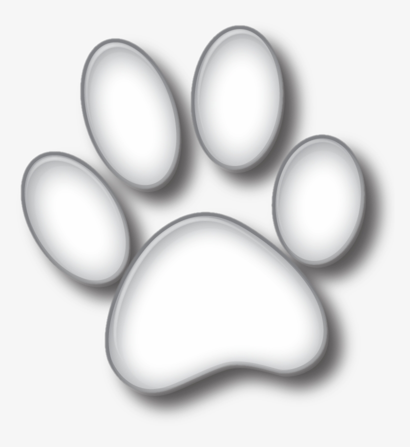 White Dog Paw Png - White Paw Print Png, transparent png #170798