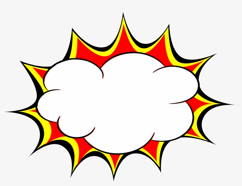 Bubble Clipart Explosion - Comic Explosion Bubble Png, transparent png #170838