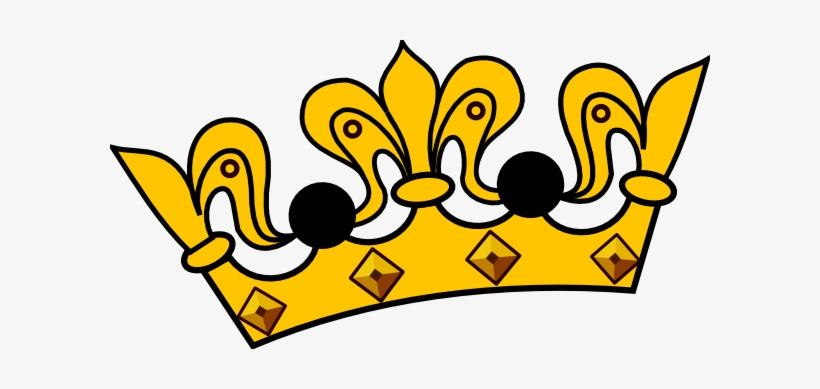 Drawn Crown Yellow - Tilted King Crown Png, transparent png #171315