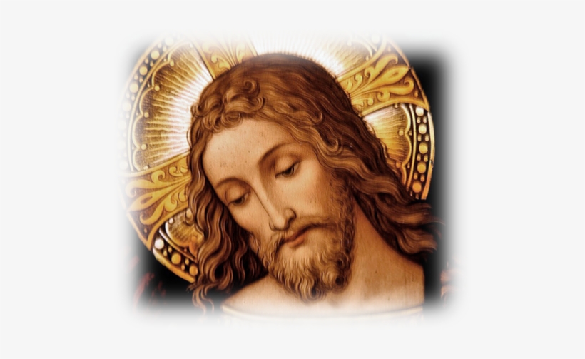 Face Of Jesus - Portrait Of Christ Stained Glass, transparent png #171438