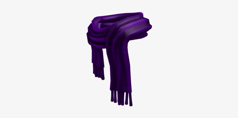 Purple Winter Scarf Roblox Purple Scarf Free Transparent Png