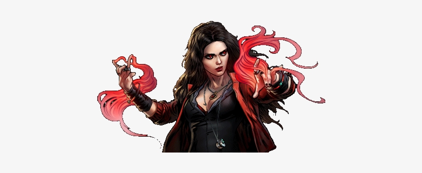 Scarlet Witch - Scarlet Witch Marvel Avengers Alliance, transparent png #171621