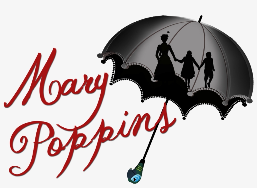Mary Poppins Broadway Logo - Mary Poppins Art Umbrella, transparent png #171668