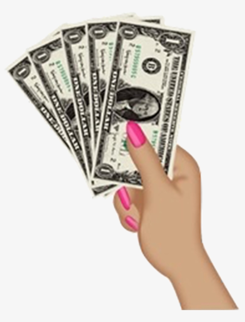 Report Abuse - Hand With Money Emoji, transparent png #171958