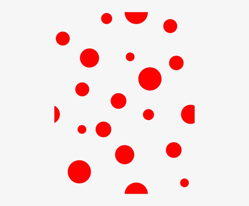 Red Dot Image Png - Polka Dots Clip Art, transparent png #172015