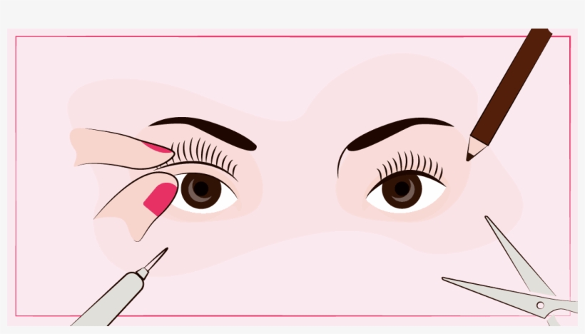 How To Pick The Right False Eyelashes For Your Eye - Eyelash Extensions, transparent png #172109