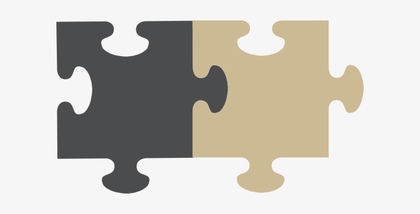Puzzle Pieces Clipart Two Puzzle Pieces Clip Art Free Transparent Png Download Pngkey