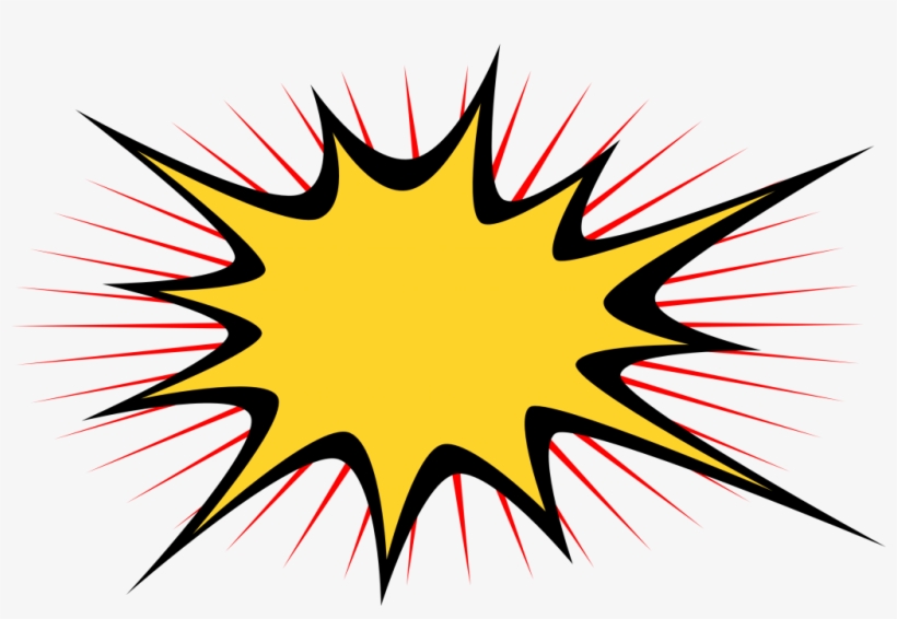 Png File Size - Comic Book Explosion Png, transparent png #172501