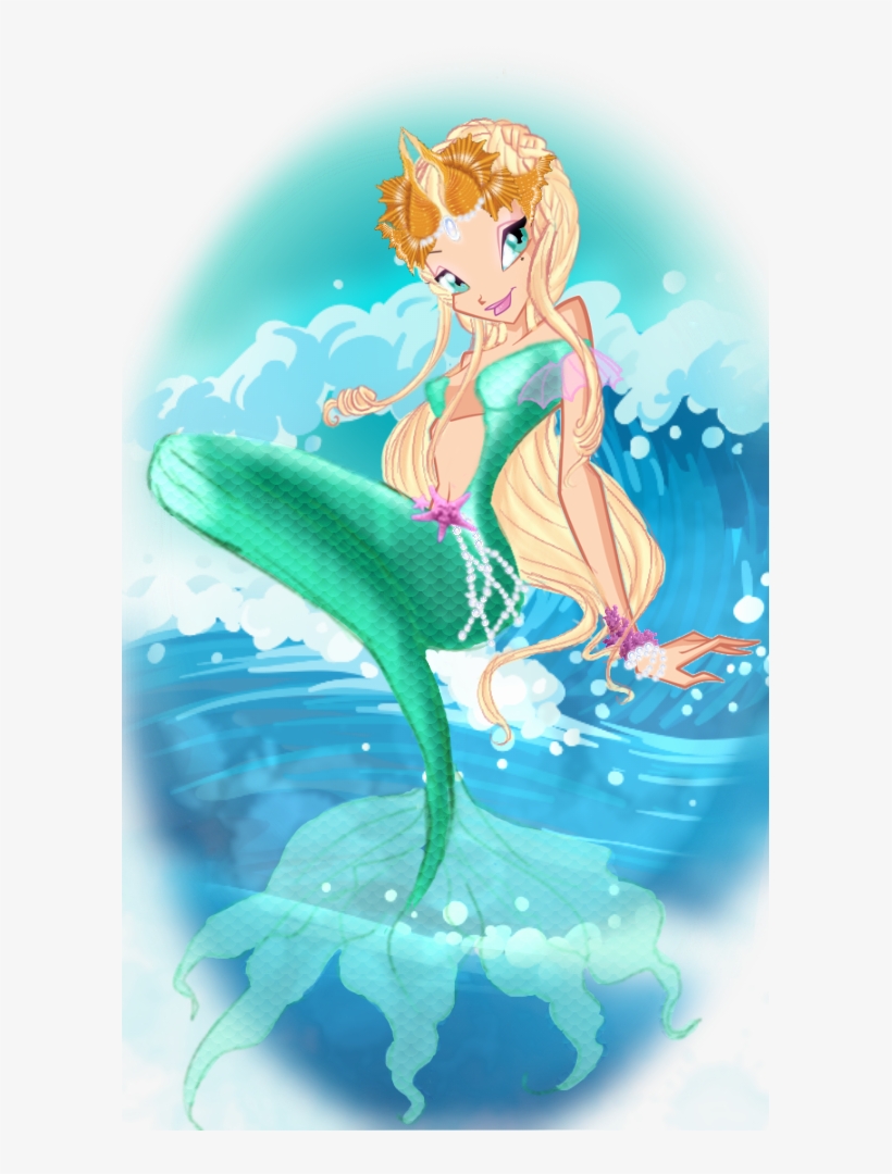 Mermaid Coral By Niakoks - Winx Club Daphne Mermaid, transparent png #172529