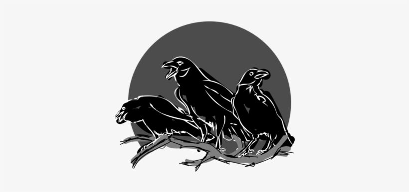 The 3rd Crow @the3rdcrow@mastodon - Illustration, transparent png #172845