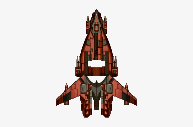 Spaceship Medium Size Opengameart - Rocket, transparent png #172907