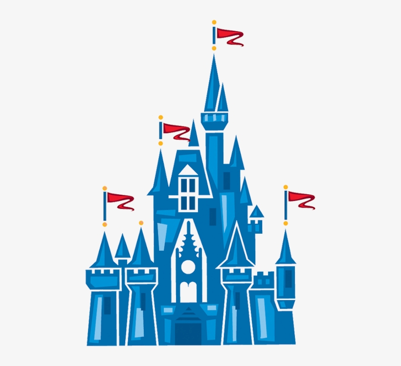 Imágenes De Castillos De Disney - Magic Kingdom Castle Logo - Free Transpar...