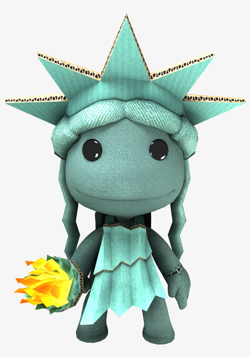 Statue Of Liberty Costume - Little Big Planet Sackboy Costumes, transparent png #173174