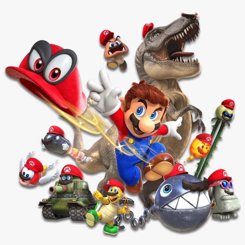 Super Mario Odyssey Hats - Nintendo Switch Super Mario Odyssey, transparent png #173780