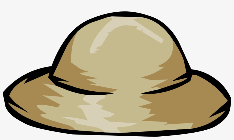 Drawn Hat Safari Hat - Safari Hat Clip Art, transparent png #173801