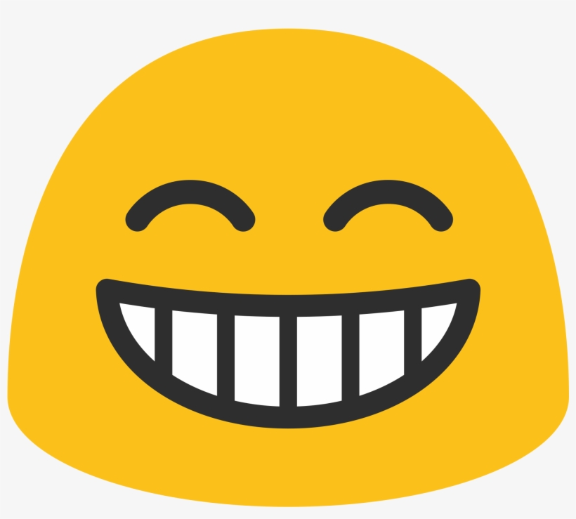 Open - Android Emoji Smile, transparent png #173802