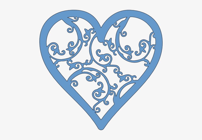 Filigree Heart Clip Art, transparent png #174197