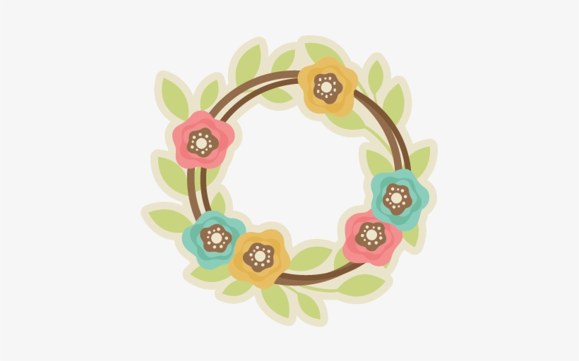 Spring Wreath Svg Cutting File Free Svg Cut Files Free - Spring Wreath Svg, transparent png #174394