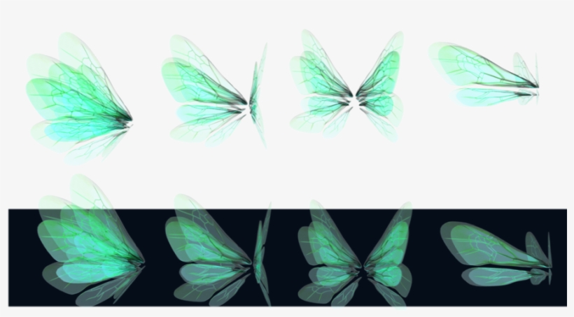 Banner Stock Glowing Wings Png By Mysticmorning On - Green Fairy Wings Png, transparent png #174443