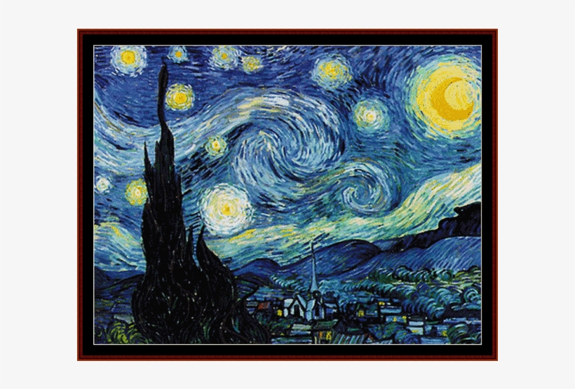Starry Night Poster Size - Starry Night Not Van Gogh, transparent png #174813