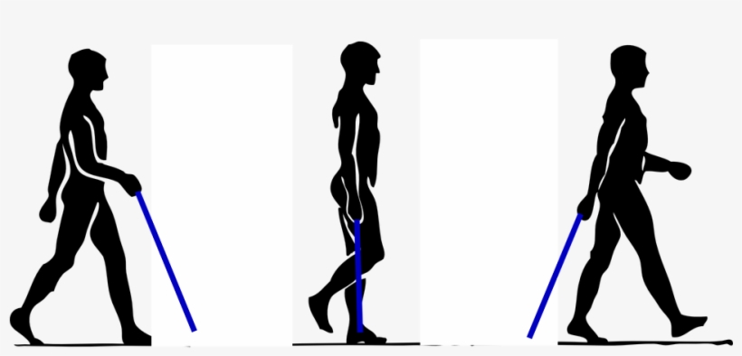 People,walking,walking Figure, - Walk With Walking Stick, transparent png #174849