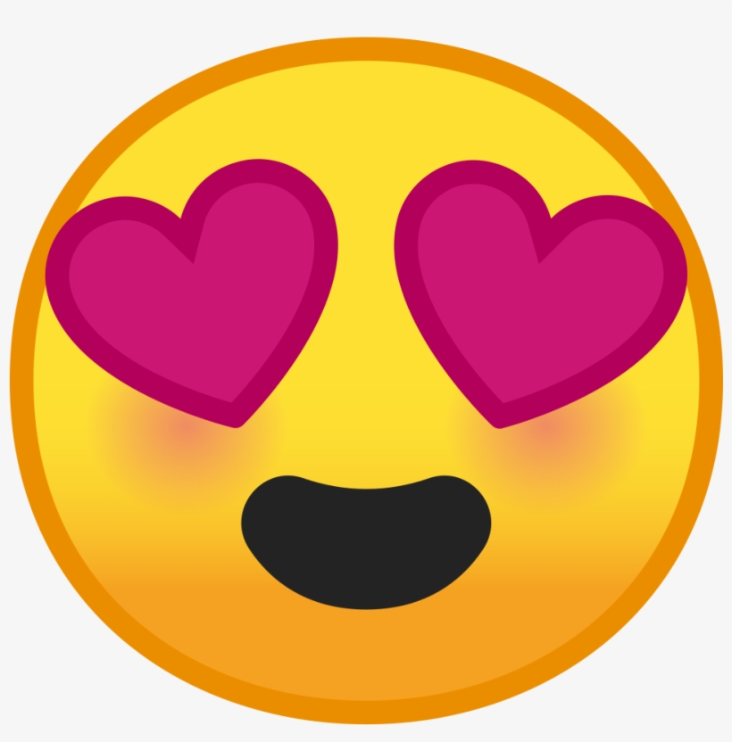 Smiling Face With Heart Eyes Icon - Heart Eyes Emoji Png, transparent png #174872