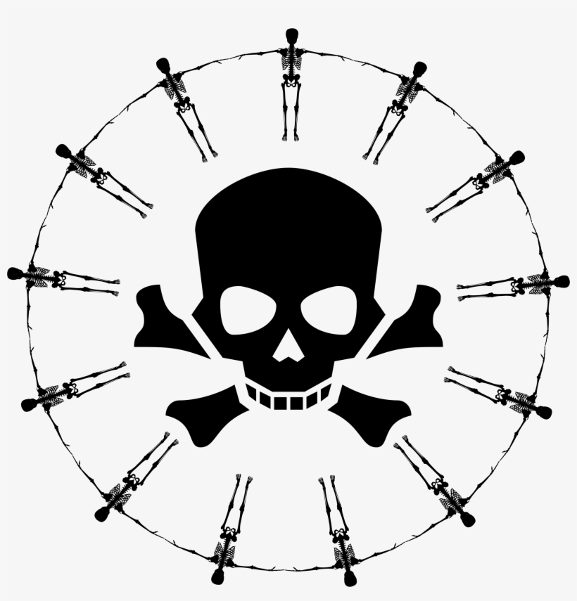 This Free Icons Png Design Of Skeletons Circle Skull, transparent png #175213