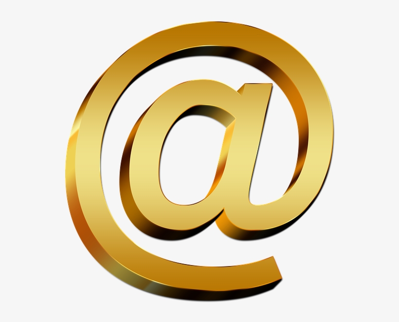 Email Png - Email Logo Golden Png, transparent png #175291