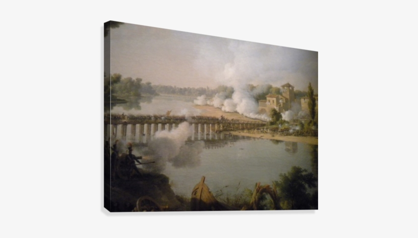 The Bridge To The Castle Canvas Print - Battle Of Lodi, transparent png #175369