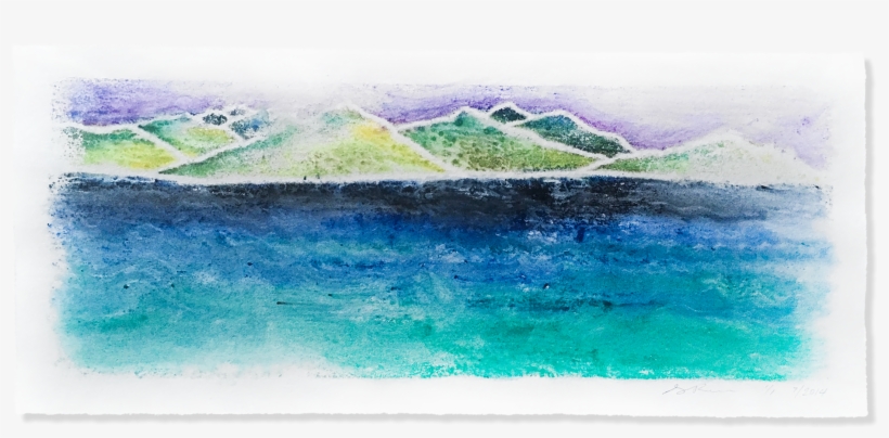 Watercolour Image Of Sierra De Almijara - Painting, transparent png #175397