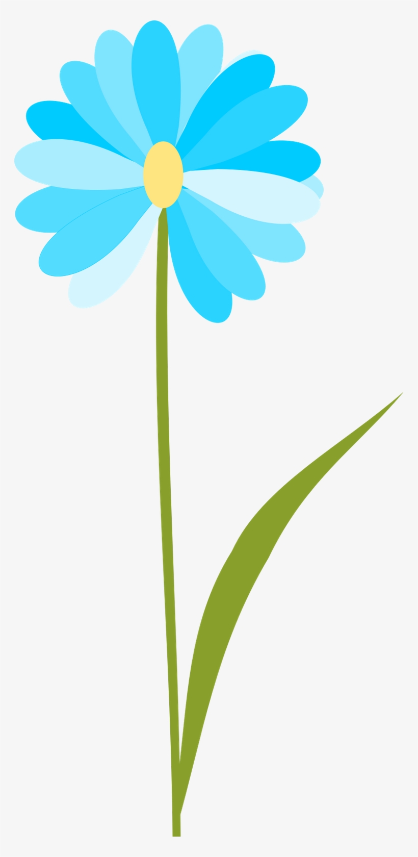 Blue Flower Clipart Transparent - Flower Clipart No Background, transparent png #175689