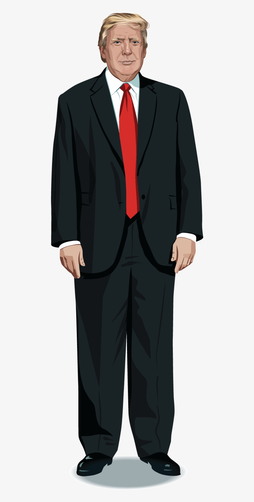 Trump Transparent Full Body - Mr.trump Mr.trump Oval Ornament, transparent png #176171