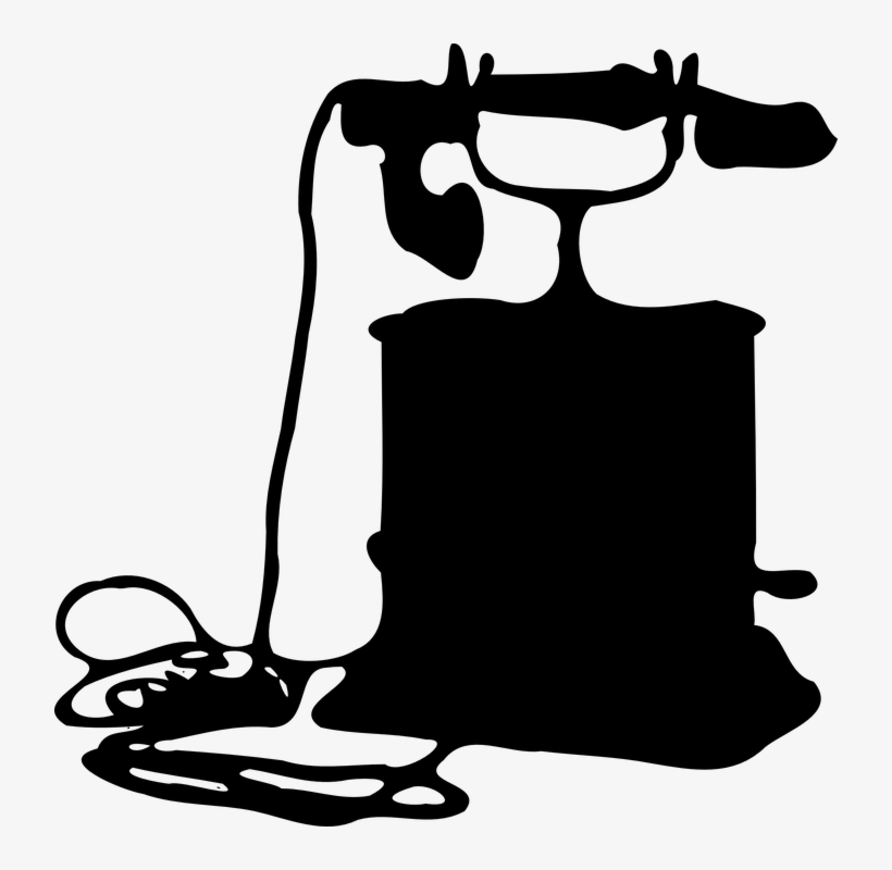 Telephone-42137 960 720 - Retro Telephone Silhouette Png, transparent png #176254