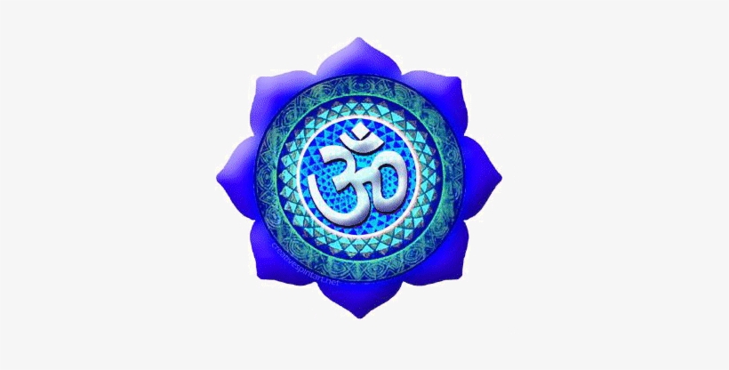 Om Blue Lotus - Charm Om Keychain Yoga Jewelry Symbol Buddhism Zen, transparent png #176300