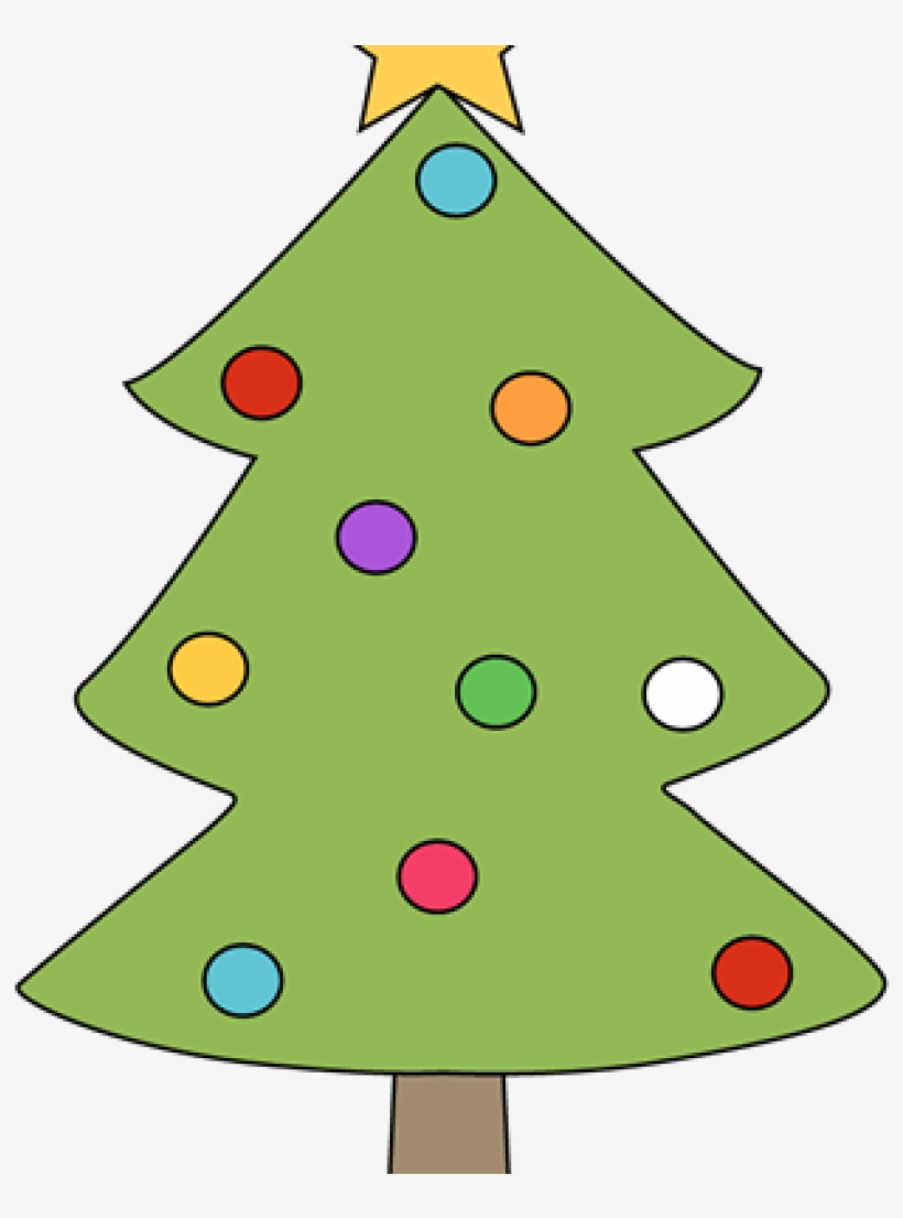Clipart Download Christmas Tree Outline Clipart - Lit Christmas Tree Outline, transparent png #176953
