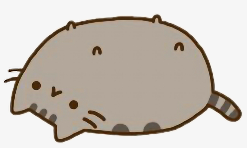 Report Abuse - Pusheen Cat On Back, transparent png #177118